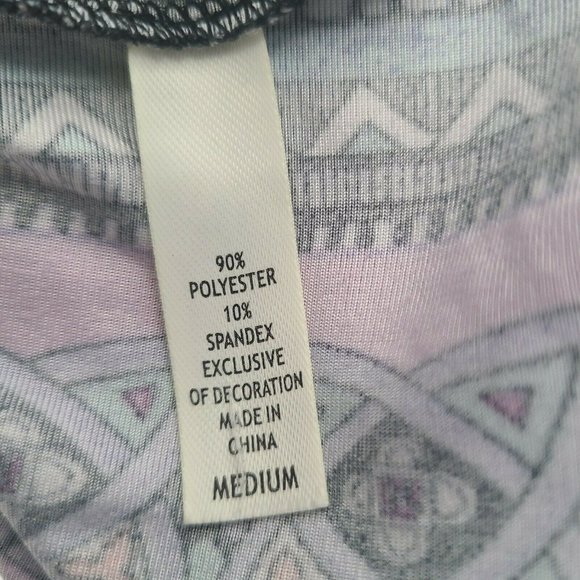 Soma Sleeveless Smocked Empire Waist Tunic Cultured Stripe Size Medium - Picture 6 of 6